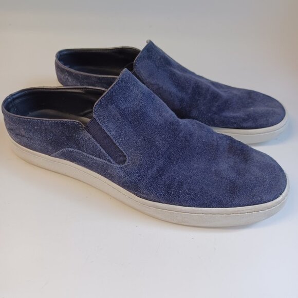 Vince Verrell Blue Suede Slip-On Sneaker - Picture 1 of 11